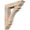 Ekena Millwork Merced Traditional Smooth Bracket w/ Offset Brace, Douglas Fir, 7 1/2"W x 32"D x 36"H BKT0806X32X36MRC01SDF - alternate 1